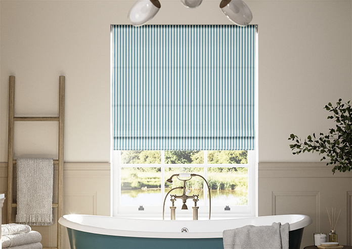 The British Stripe Co. Catherine, Notting Hill No.4 - Roman Blind - Image 3
